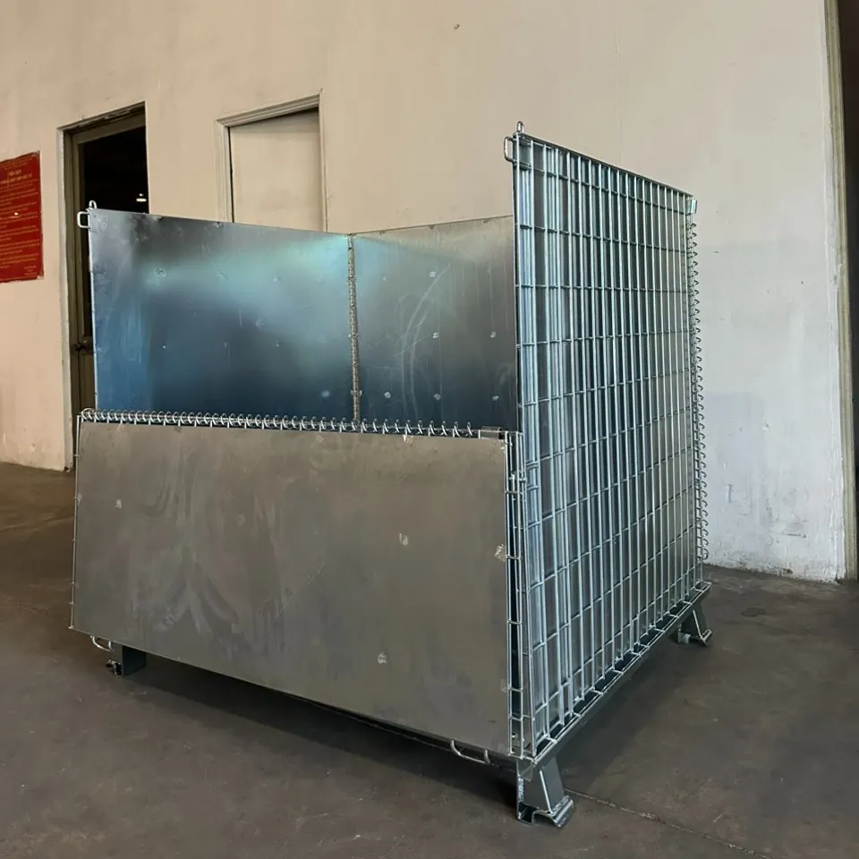 Sản Xuất Lồng Sắt Có Nắp Đậy