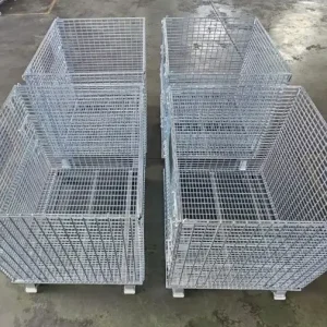 Bảng chi tiết thông số kích thước, mắt lưới, đường kính dây thép và tải trọng tương ứng của thiết bị.