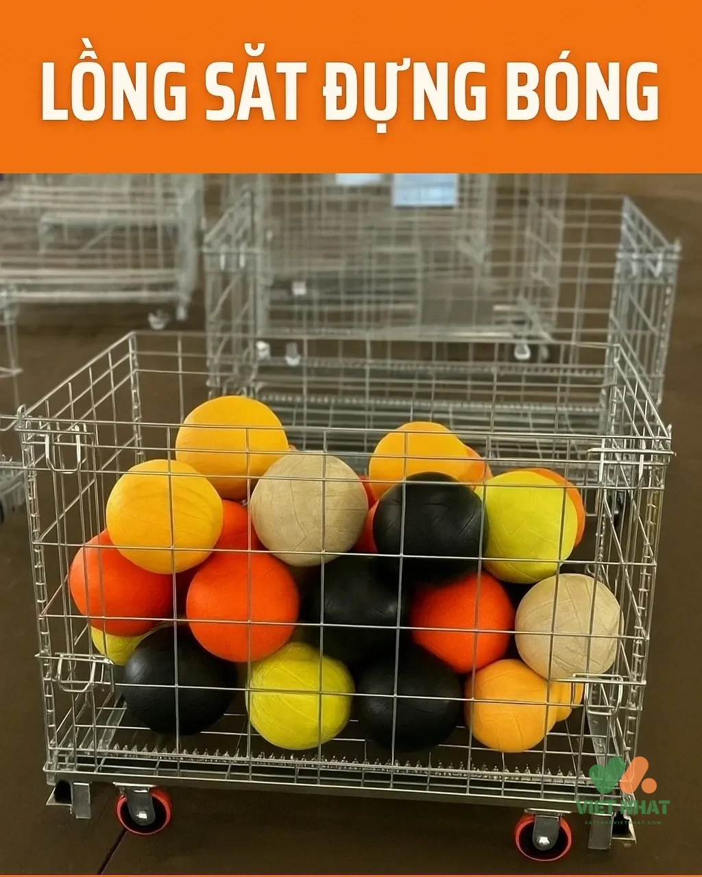 Lồng sắt ứng dụng trong kho linh kiện ô tô